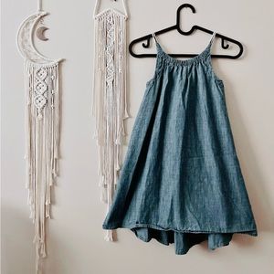 J. CREW CREWCUTS DENIM HI-LOW DRESS